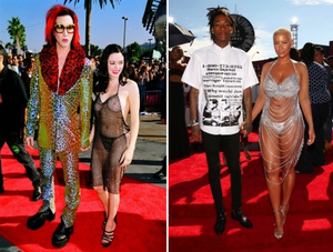 Amber Rose Xxx Porn - Naked Amber Rose Channels Naked Rose McGowan at MTV Video Music Awards -  Life & Style | Life & Style