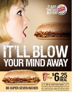Burger King Porn - Burger King's Seven Incher Sex Ad Hits New Low In Advertising