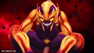 Female Supernatural Demon Porn - Animated demon girl dominates and rides your cock