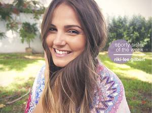 Crystal Wise Gilbert Porn - Sporty Sister of the Week: Riki-Lee Gilbert - Move Nourish Believe