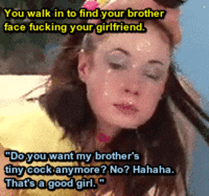 Brothers Girlfriend Porn Captions - Brother cucking you with your girlfriend - Porn With Text