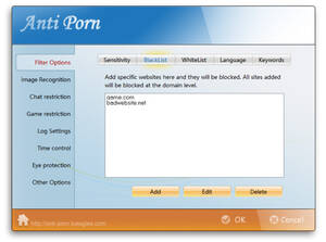Delete All Porn Black - Manage Black List - Anti-Porn Help Center