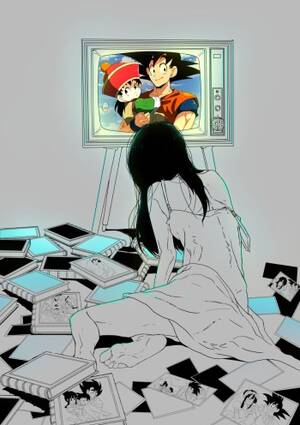 dbz chichi hentai - Goku x Chichi doodle drawing - HentaiEra
