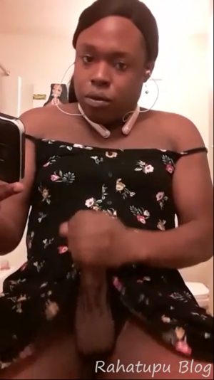 kenyan shemale sex - Kenyan shemale masturbating when horny â€“ Rahatupu Blog