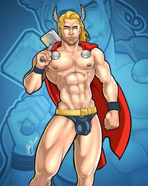 cartoon thor nude - Thor
