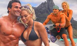 Jeremy Jackson Porn - Baywatch boy Jeremy Jackson shows off ripped abs on romantic break with  wife in Bora Bora | Daily Mail Online