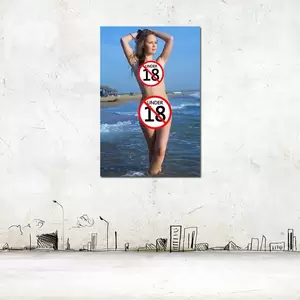 Beach Pussy Uncensored - Nude Girl Hot Babes Picture Uncensored Canvas Wall Art Adult Posters and  Prints Home Decor Modern