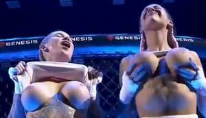 Female Fighter Porn - Female Fighters Flashing Tits at an MMA Fight! - The Nip Slip