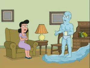 Cleveland Show Sex And The Biddy - In particular that version of Iceman has appeared in Family Guy. Probably a  good thing or else I'd end up bringing in X-Men as well.