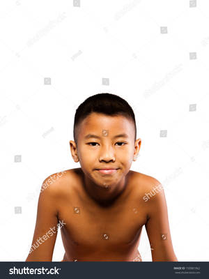 nude asian babies - Asian boy smiling naked