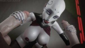 Asajj Ventress - Rule 34 - 1girls 2boys alien areolae asajj ventress background bald bald  female balls bedroom eyes big breasts big penis blue eyes blue nails  breasts breasts out clone wars clothing crossbowpussycat dathomiri