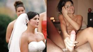 Bride Cumshot Porn - Brides Wedding Dress Dressed Undressed Blowjob Cumshot Facial Cuckold  Compilation Porn Video