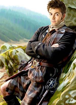 Filthy Photoshop Porn - licieoic: â€œâ€œOutlanderâ€ - Digital Oil Painting Because we ALL need to see  David Tennant in a slightly filthy kilt with gratuitous knee porn.