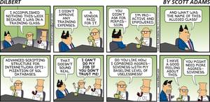 dilbert cartoon porn - Everything in â€œAdvanced scripting structure for internetwork optimization  of SQL datasesâ€ is genuine (SQL stands for Structured Query Language, ...