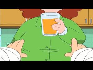 American Dad Snots Mom Porn - Roger: American Dad! Steve Wants To Touch Snot's Mom's Body - YouTube