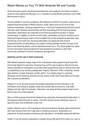 No No Xxx Movies - Watch Movies on Your TV With Nintendo Wii and TversityOf the films porno  gratuit new Bond ...