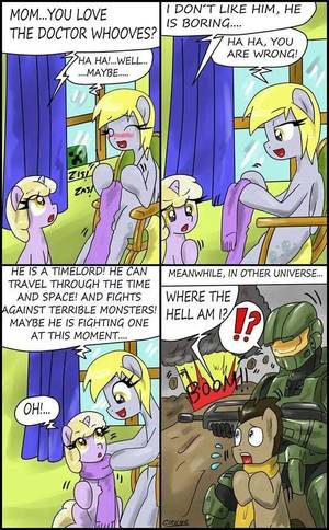 Mlp Doctor Whooves Porn - Dr. Whooves, Derpy, and Dinkie