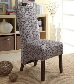 Howie Wood Porn - Howie Wood Fabric Armless & Cushion Back Accent Chairs - By Acme Furniture