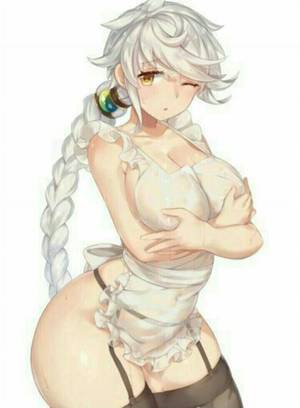 anime characters girls with big tits - Yamaarashi's Unryuu Sexy Anime Girl white hair anime girl panty shot sexy  hentai girl big tits anime babe sexy anime girl in bikini White Hair sexy  Thick ...