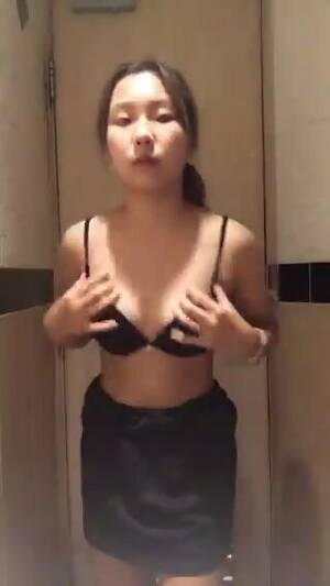 asian amateur girls stripping - 6/10 Amateur Porn: chinese strip in bathroom - ThisVid.com