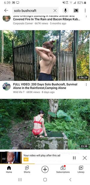 Homemade Amateur Porn Nudist Camp - Trying to show videos of camping to my family and YT shows this. :  r/mildlyinfuriating