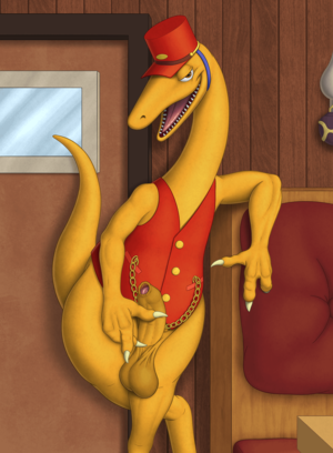 Dinosaur Train Porn - Conductor (Dracovar) [Dinosaur Train] : r/rule34