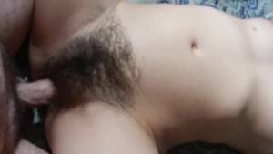 Cock Into Hairy Pussy - Hairy Cock in a Hairy Pussy! Moaning and taking Slapping Balls on my Back!  - Pornhub.com
