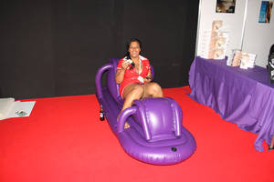 furniture for fat people sex - Inflatable sex chairs double as the perfect spot to kick back and enjoy a  burger.