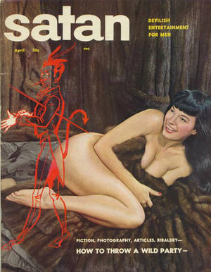 50s pin up porn - Check out this gorgeous cover from the hard to find late 50's pin-up mag.