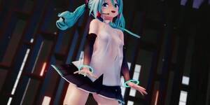 naked hatsune miku hentai - hatsune miku dancing and singing while undressing - Tnaflix.com