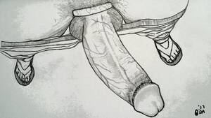 big cock drawings - Gay Big Dick Drawings | Gay Fetish XXX