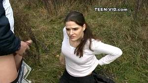 amateur teen sucks boyfriends - teen sucks boyfriend in forest