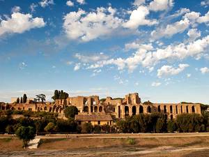 Ancient Roman Circus Porn - Rome - View of the Palatine and the Circus Maximus--The historic center of  Rome and the HolySee (including the Vatican and the Basilica of St. Paul  Outside ...