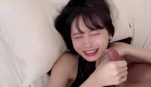 japan suck my dick - Beautiful Japanese sucks the cock till her face covered in cum!