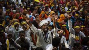 Indian Untouchable Caste Captions - Indian Dalits, or untouchables, shout slogans demanding equal growth  opportunities in Delhi, India