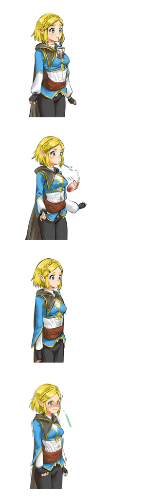 huge milky boobs hentai - BOTW] Zelda Bubble Tea : r/zelda