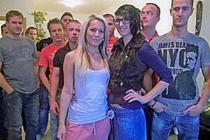 Massive Gangbang - Massive Gangbang with Beautiful Blonde by Czech Gangbang, full Amateur porn  video (Apr 2, 2019)