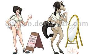 Female Centaur Transformation Hentai Porn - Equine TF - Sirse by Quelico