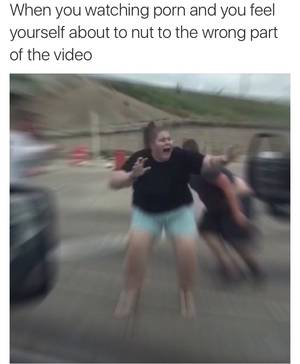Cumshot Porn Spider Man Meme - When you watching porn and you feel yourself about to nut to the wrong part  of