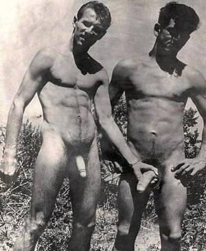 1960s Vintage Black Gay Porn - Gay Vintage Porn - 2 fit men outdoors, nude - one grabs the other's huge  cock. 2men,black and white, outdoors,woods,1960s : r/gay_vintage