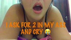homemade double penetration crying - FUCK THAT SLUT ASS!!! ASK FOR DOUBLE ANAL AND CRY - Pornhub.com