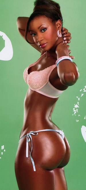 beautiful black ass nude - gorgeous black ass cheeks in a thong