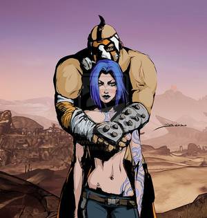 Borderlands 2 Axton Gay Porn - psycho Krieg and siren Maya_color by Koshha omgggg yayyyy love it!