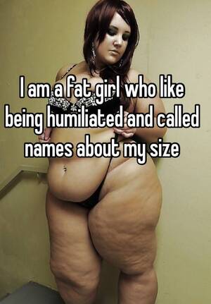 Bbw Shame Caption Porn - Fat Wife Humiliation Captions | BDSM Fetish