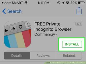 hide - Image titled Hide Porn on an iPod Touch or iPhone Step 5