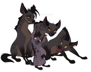 Lion King Hyena Furry Porn - Omg! Janja's so little compared to thr original 3 hyenas!