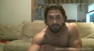 arab morphed cock - HandsomÃ© muscle arab wank on cam - ThisVid.com