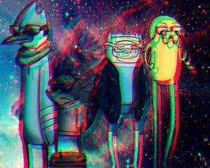 Adventure Time Regular Show - Regular Show/ Adventure Time lovin