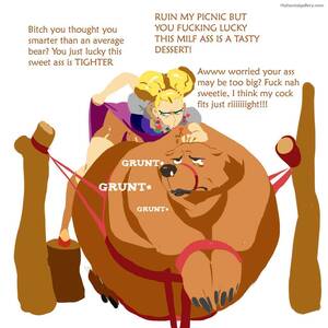 Mother Bear Porn - Momma Bear Anal Blasting HD Hentai Porn Comic - 001