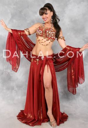 Egyptian Costume Porn - EXALTATION by Designer Eman Zaki, Egyptian Belly Dance Costume Available  for Custom Order